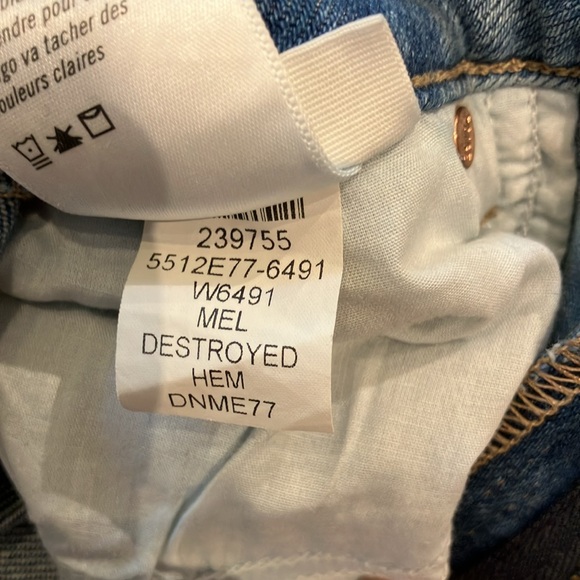 Worn only once! PAIGE Blue Ankle Cropped Jeans Classic Style - Picture 4 of 5